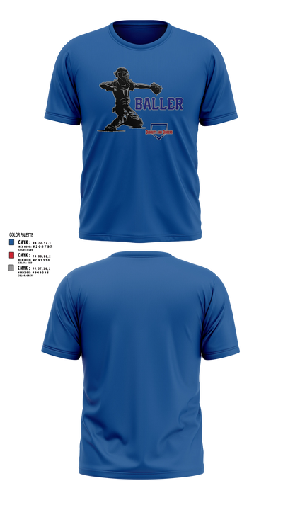 Dugouts and Dingers Short Sleeve Performance Shirt - 22