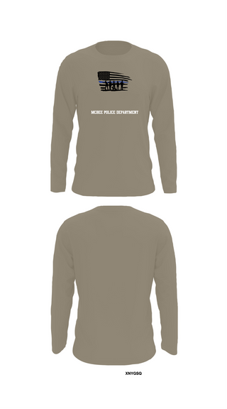 Long Sleeve Performance Shirt, McBee Police Department, , Teamtime, Team time, sublimation, custom sports apparel, team uniforms, spirit wear, spiritwear, sports uniforms, custom shirts, team store, custom team store, fundraiser sports, apparel fundraiser