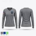 Hurley Ambulance Service Women's Long Sleeve V-neck Shirt - 1
