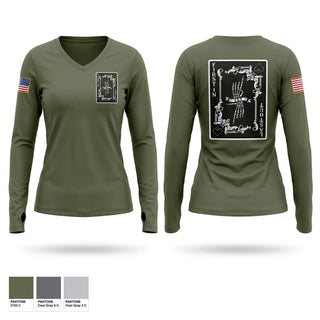 Womens Long Sleeve Vneck Shirt, ERT, Police, Teamtime, Team time, sublimation, custom sports apparel, team uniforms, spirit wear, spiritwear, sports uniforms, custom shirts, team store, custom team store, fundraiser sports, apparel fundraiser