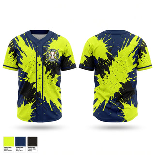 Full Button Baseball Jersey, Lake Murray Thunderbolts, Baseball, Teamtime, Team time, sublimation, custom sports apparel, team uniforms, spirit wear, spiritwear, sports uniforms, custom shirts, team store, custom team store, fundraiser sports, apparel fundraiser