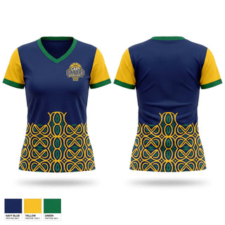 Womens Short Sleeve Vneck Shirt, Land O Lakes Lady Gators, Women's Basketball, Teamtime, Team time, sublimation, custom sports apparel, team uniforms, spirit wear, spiritwear, sports uniforms, custom shirts, team store, custom team store, fundraiser sports, apparel fundraiser