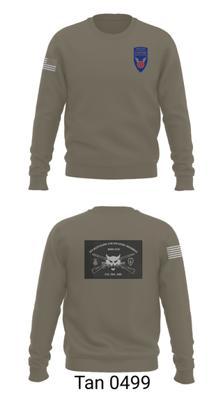 Crew Neck Sweatshirt, 11th airborne, 1-5 IN Bobcats, Army, Teamtime, Team time, sublimation, custom sports apparel, team uniforms, spirit wear, spiritwear, sports uniforms, custom shirts, team store, custom team store, fundraiser sports, apparel fundraiser