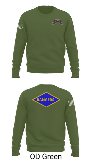 Crew Neck Sweatshirt, 5th Rangers, , Teamtime, Team time, sublimation, custom sports apparel, team uniforms, spirit wear, spiritwear, sports uniforms, custom shirts, team store, custom team store, fundraiser sports, apparel fundraiser