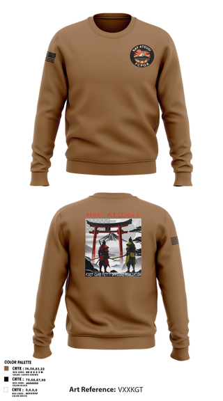 Crew Neck Sweatshirt, NAF ATSUGI FCPOA, Navy, Teamtime, Team time, sublimation, custom sports apparel, team uniforms, spirit wear, spiritwear, sports uniforms, custom shirts, team store, custom team store, fundraiser sports, apparel fundraiser