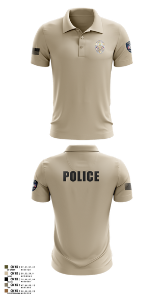 Short Sleeve Performance Polo, Miami Police Department, , Teamtime, Team time, sublimation, custom sports apparel, team uniforms, spirit wear, spiritwear, sports uniforms, custom shirts, team store, custom team store, fundraiser sports, apparel fundraiser