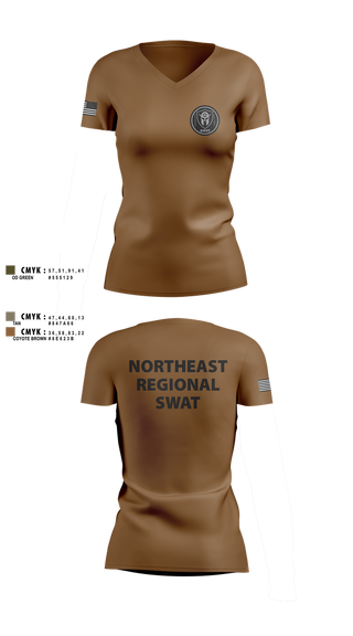 Womens Short Sleeve Vneck Shirt, Swat, , Teamtime, Team time, sublimation, custom sports apparel, team uniforms, spirit wear, spiritwear, sports uniforms, custom shirts, team store, custom team store, fundraiser sports, apparel fundraiser