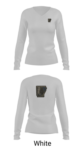 Womens Long Sleeve Vneck Shirt, 16th Drug Task Force, Police, Teamtime, Team time, sublimation, custom sports apparel, team uniforms, spirit wear, spiritwear, sports uniforms, custom shirts, team store, custom team store, fundraiser sports, apparel fundraiser