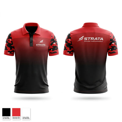 Strata Soccer Performance Short Sleeve Performance Polo - 1