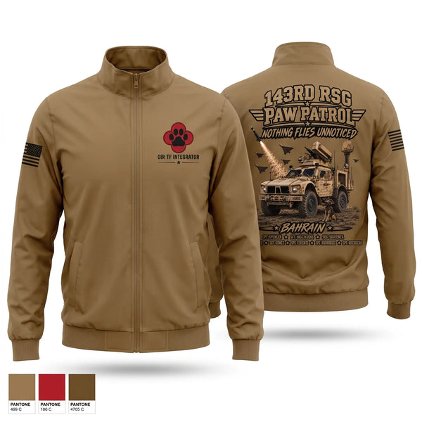 Windbreaker, 143RD Regional Support Group, Army, Teamtime, Team time, sublimation, custom sports apparel, team uniforms, spirit wear, spiritwear, sports uniforms, custom shirts, team store, custom team store, fundraiser sports, apparel fundraiser