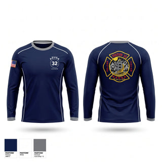 Long Sleeve Performance Shirt, 32, Fire Department, Teamtime, Team time, sublimation, custom sports apparel, team uniforms, spirit wear, spiritwear, sports uniforms, custom shirts, team store, custom team store, fundraiser sports, apparel fundraiser
