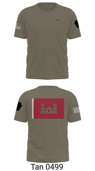 Old School Cotton Feel Shirt, B 103 EN BN, National Guard, Teamtime, Team time, sublimation, custom sports apparel, team uniforms, spirit wear, spiritwear, sports uniforms, custom shirts, team store, custom team store, fundraiser sports, apparel fundraiser