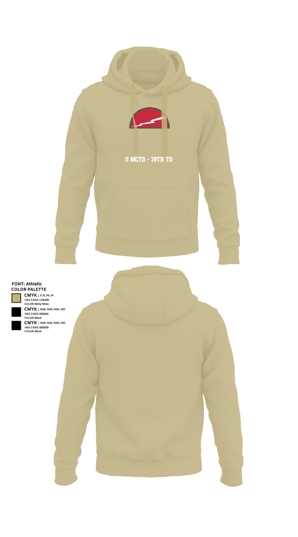 Hoodie, 2 MCTD - 78th TD, , Teamtime, Team time, sublimation, custom sports apparel, team uniforms, spirit wear, spiritwear, sports uniforms, custom shirts, team store, custom team store, fundraiser sports, apparel fundraiser