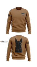 Crenshaw Police Department 63907541 Crew Neck Sweatshirt - 1