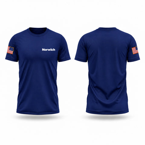 Old School Cotton Feel Shirt, Norwich, Fire Department, Teamtime, Team time, sublimation, custom sports apparel, team uniforms, spirit wear, spiritwear, sports uniforms, custom shirts, team store, custom team store, fundraiser sports, apparel fundraiser