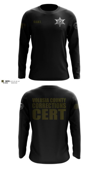 Long Sleeve Performance Shirt, Volusia County CERT, Police, Teamtime, Team time, sublimation, custom sports apparel, team uniforms, spirit wear, spiritwear, sports uniforms, custom shirts, team store, custom team store, fundraiser sports, apparel fundraiser