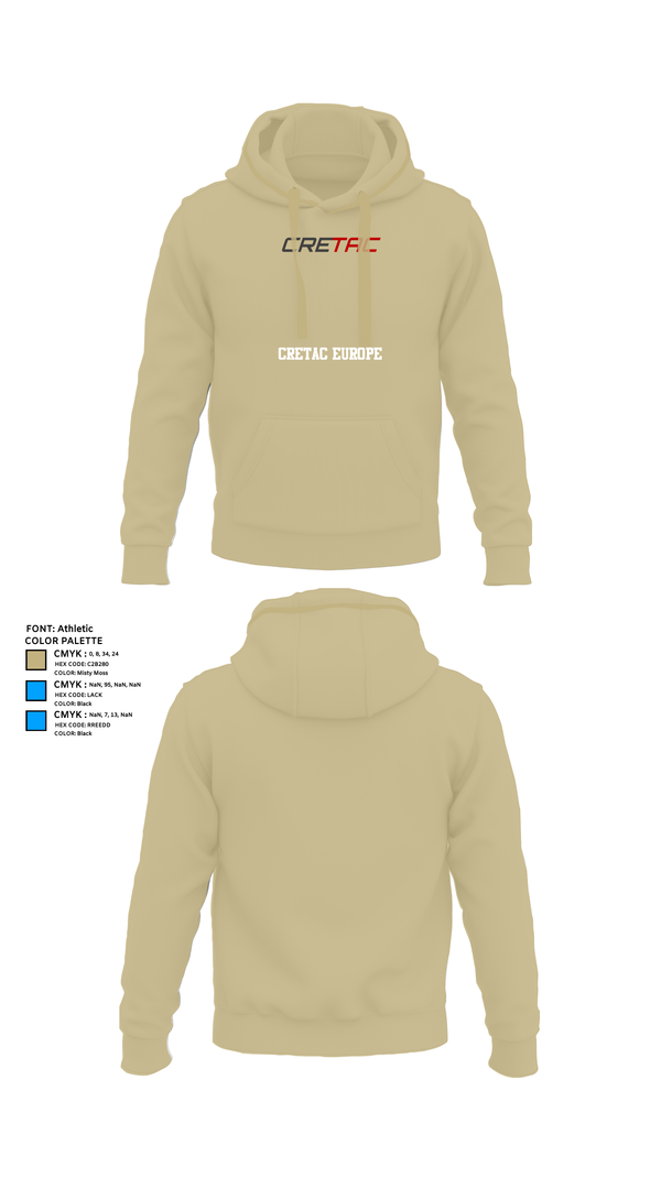 Hoodie, CRETAC Europe, , Teamtime, Team time, sublimation, custom sports apparel, team uniforms, spirit wear, spiritwear, sports uniforms, custom shirts, team store, custom team store, fundraiser sports, apparel fundraiser