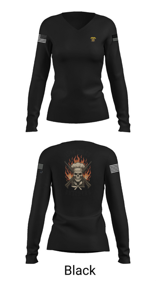 Womens Long Sleeve Vneck Shirt, 1500 QM Co, , Teamtime, Team time, sublimation, custom sports apparel, team uniforms, spirit wear, spiritwear, sports uniforms, custom shirts, team store, custom team store, fundraiser sports, apparel fundraiser