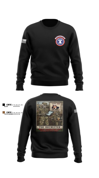Crew Neck Sweatshirt, US Army I Want You, Army, Teamtime, Team time, sublimation, custom sports apparel, team uniforms, spirit wear, spiritwear, sports uniforms, custom shirts, team store, custom team store, fundraiser sports, apparel fundraiser