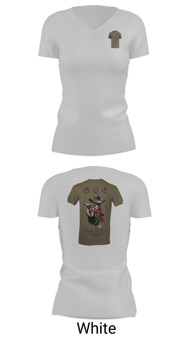 Womens Short Sleeve Vneck Shirt, BCO GSE, Army, Teamtime, Team time, sublimation, custom sports apparel, team uniforms, spirit wear, spiritwear, sports uniforms, custom shirts, team store, custom team store, fundraiser sports, apparel fundraiser