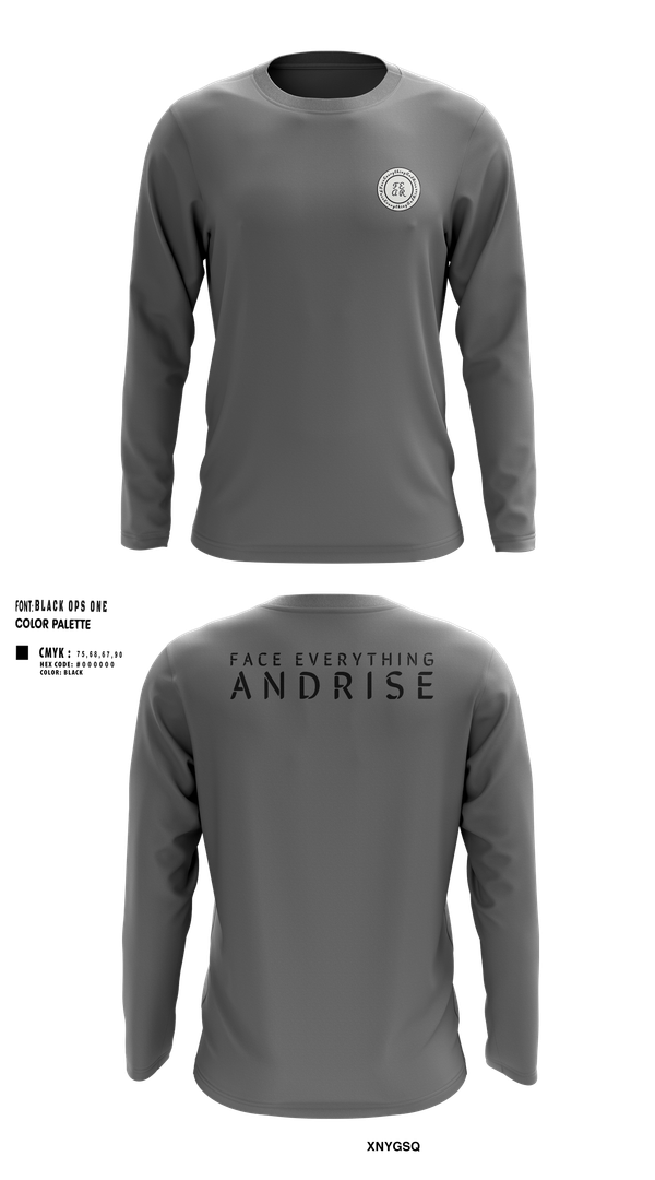 Long Sleeve Performance Shirt, FearLifestyle, , Teamtime, Team time, sublimation, custom sports apparel, team uniforms, spirit wear, spiritwear, sports uniforms, custom shirts, team store, custom team store, fundraiser sports, apparel fundraiser
