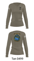 C. Co. 1-120 3rd PLT 45093176 Women's Long Sleeve V-neck Shirt - 11