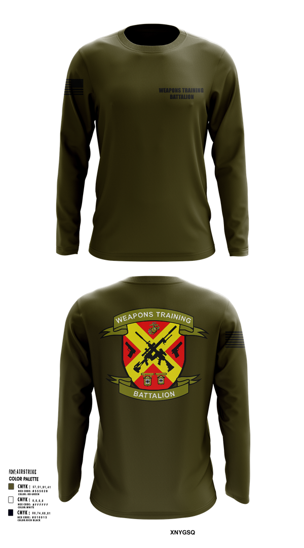 Long Sleeve Performance Shirt, Weapons Training Battalion, Marines, Teamtime, Team time, sublimation, custom sports apparel, team uniforms, spirit wear, spiritwear, sports uniforms, custom shirts, team store, custom team store, fundraiser sports, apparel fundraiser