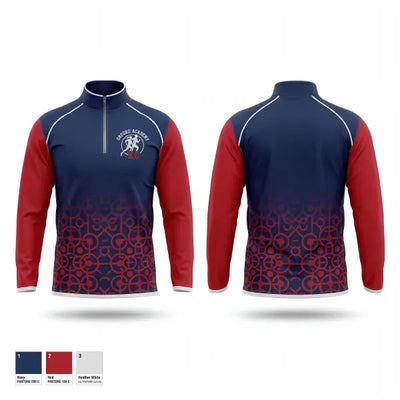 Oxford Academy Patriots 7859911 Quarter Zip Jacket - 1