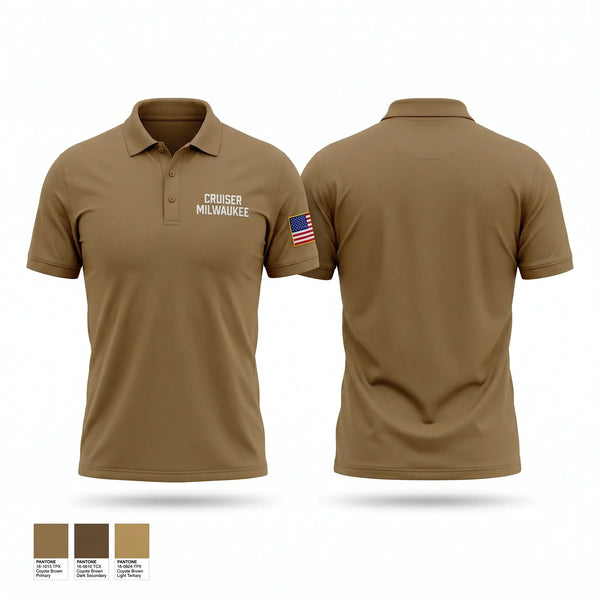 Short Sleeve Performance Polo, cruiser milwaukee, Navy, Teamtime, Team time, sublimation, custom sports apparel, team uniforms, spirit wear, spiritwear, sports uniforms, custom shirts, team store, custom team store, fundraiser sports, apparel fundraiser