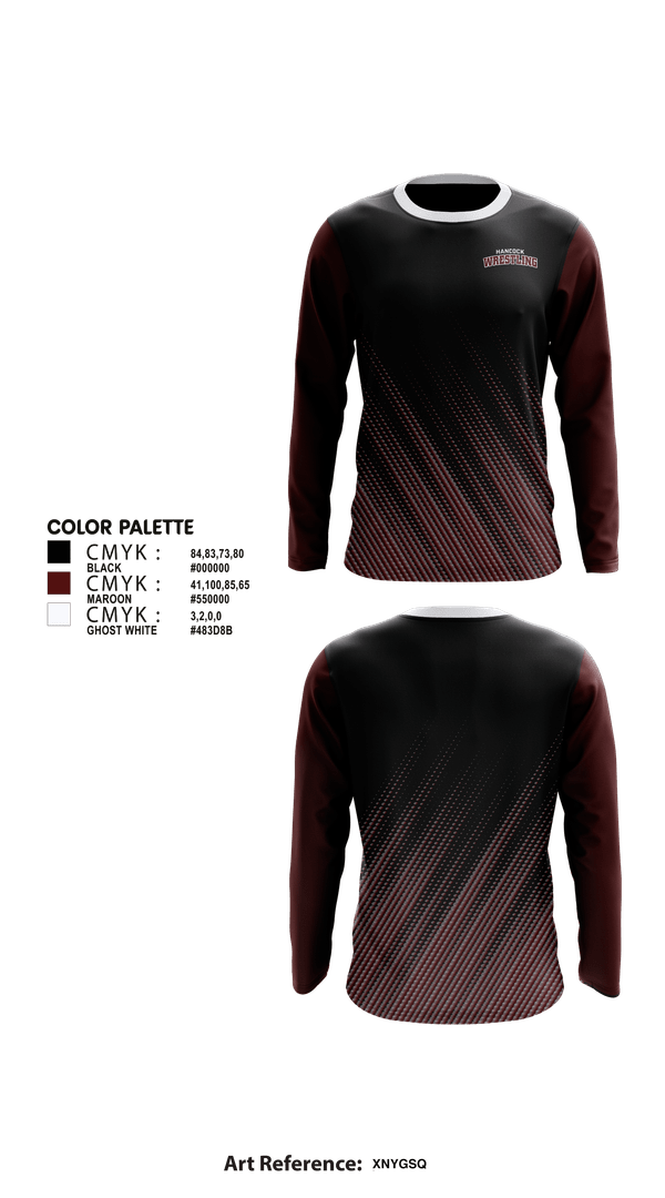 Long Sleeve Performance Shirt, Hancock Wrestling, Wrestling, Teamtime, Team time, sublimation, custom sports apparel, team uniforms, spirit wear, spiritwear, sports uniforms, custom shirts, team store, custom team store, fundraiser sports, apparel fundraiser