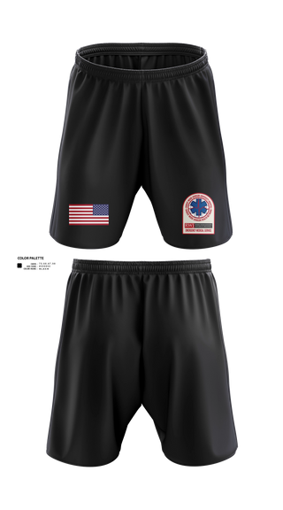 Athletic Shorts With Pockets, RWJ Hospital EMS, EMS/EMT, Teamtime, Team time, sublimation, custom sports apparel, team uniforms, spirit wear, spiritwear, sports uniforms, custom shirts, team store, custom team store, fundraiser sports, apparel fundraiser