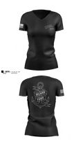 Belmar Ems 378 7561847 Women's Short Sleeve V-neck Shirt - 3