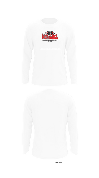 Long Sleeve Performance Shirt, Mercadel Basketball, Men's Basketball, Teamtime, Team time, sublimation, custom sports apparel, team uniforms, spirit wear, spiritwear, sports uniforms, custom shirts, team store, custom team store, fundraiser sports, apparel fundraiser