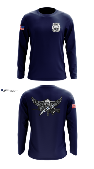 Long Sleeve Performance Shirt, Lima Police Swat, Police, Teamtime, Team time, sublimation, custom sports apparel, team uniforms, spirit wear, spiritwear, sports uniforms, custom shirts, team store, custom team store, fundraiser sports, apparel fundraiser
