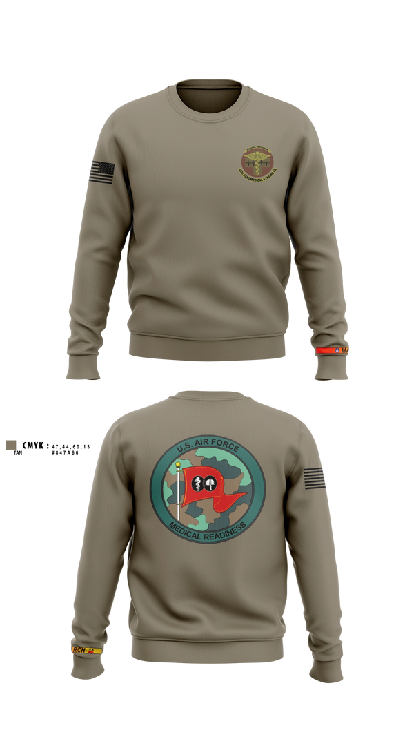 Crew Neck Sweatshirt, 452 ASTS, Air Force, Teamtime, Team time, sublimation, custom sports apparel, team uniforms, spirit wear, spiritwear, sports uniforms, custom shirts, team store, custom team store, fundraiser sports, apparel fundraiser