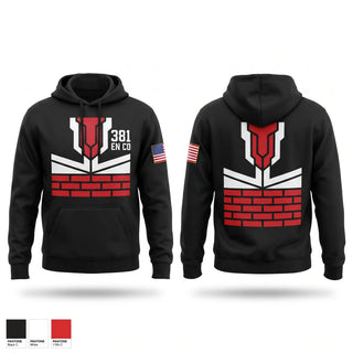 Hoodie, 381 EN CO, Army, Teamtime, Team time, sublimation, custom sports apparel, team uniforms, spirit wear, spiritwear, sports uniforms, custom shirts, team store, custom team store, fundraiser sports, apparel fundraiser
