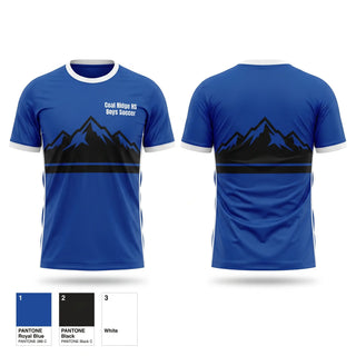 Soft Poly Tee Cotton Like Feel, Coal Ridge HS Boys Soccer, Men's Soccer, Teamtime, Team time, sublimation, custom sports apparel, team uniforms, spirit wear, spiritwear, sports uniforms, custom shirts, team store, custom team store, fundraiser sports, apparel fundraiser