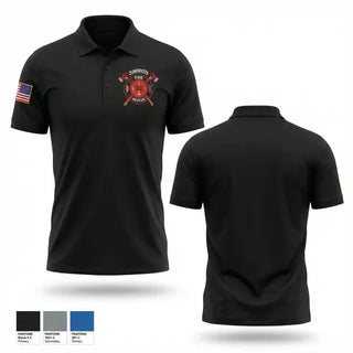 Short Sleeve Performance Polo, Zumbrota Fire Department, Fire Department, Teamtime, Team time, sublimation, custom sports apparel, team uniforms, spirit wear, spiritwear, sports uniforms, custom shirts, team store, custom team store, fundraiser sports, apparel fundraiser