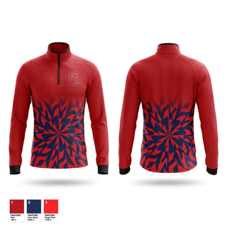 Quarter Zip Jacket, Cornell, Ice Hockey, Teamtime, Team time, sublimation, custom sports apparel, team uniforms, spirit wear, spiritwear, sports uniforms, custom shirts, team store, custom team store, fundraiser sports, apparel fundraiser