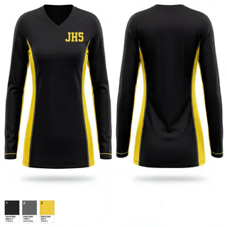 Womens Long Sleeve Vneck Shirt, JH5, Men's Basketball, Teamtime, Team time, sublimation, custom sports apparel, team uniforms, spirit wear, spiritwear, sports uniforms, custom shirts, team store, custom team store, fundraiser sports, apparel fundraiser