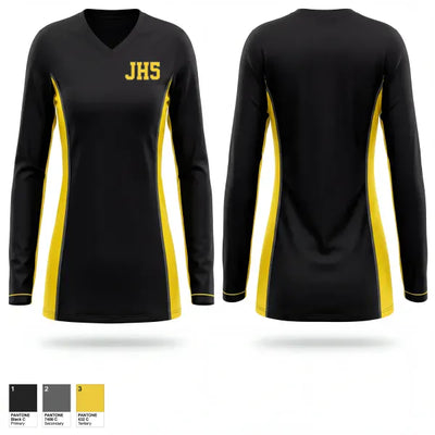 JH5 Women's Long Sleeve V-neck Shirt - 1