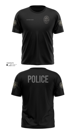 Short Sleeve Performance Shirt, Tye Police - TX, Police, Teamtime, Team time, sublimation, custom sports apparel, team uniforms, spirit wear, spiritwear, sports uniforms, custom shirts, team store, custom team store, fundraiser sports, apparel fundraiser