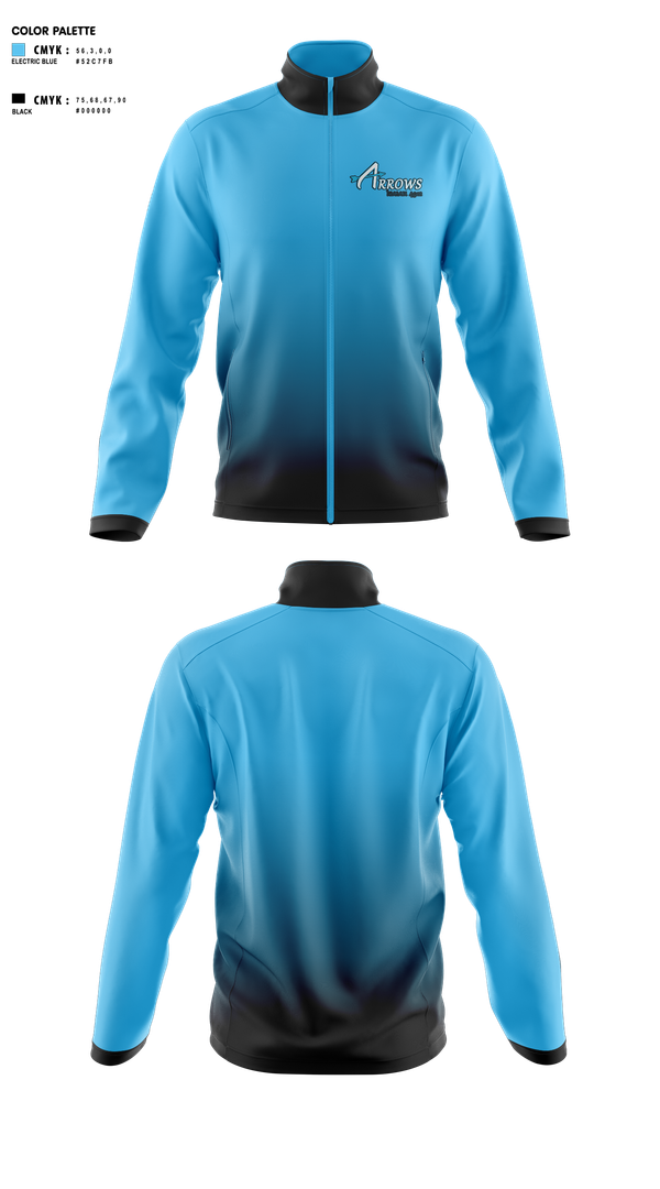 Fleece Jacket, Arrows, Softball, Teamtime, Team time, sublimation, custom sports apparel, team uniforms, spirit wear, spiritwear, sports uniforms, custom shirts, team store, custom team store, fundraiser sports, apparel fundraiser