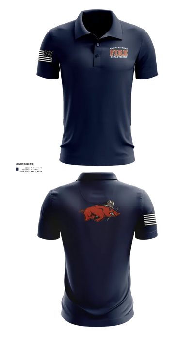 RUNYAN ACRES FIRE DEPARTMENT 34134469 Short Sleeve Performance Polo - 20