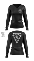 Killer Troop 1st PLT 84935125 Women's Long Sleeve V-neck Shirt - 100