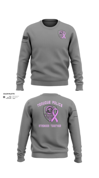 Crew Neck Sweatshirt, Tesuque Police Dept, , Teamtime, Team time, sublimation, custom sports apparel, team uniforms, spirit wear, spiritwear, sports uniforms, custom shirts, team store, custom team store, fundraiser sports, apparel fundraiser