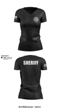 South Central Ohio Major Crimes Unit 1053143 Women's Short Sleeve V-neck Shirt - 2