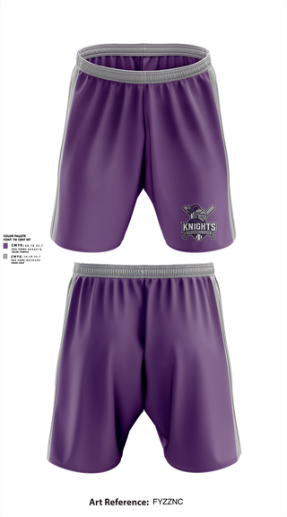 Athletic Shorts With Pockets, Knights Baseball Club, Baseball, Teamtime, Team time, sublimation, custom sports apparel, team uniforms, spirit wear, spiritwear, sports uniforms, custom shirts, team store, custom team store, fundraiser sports, apparel fundraiser