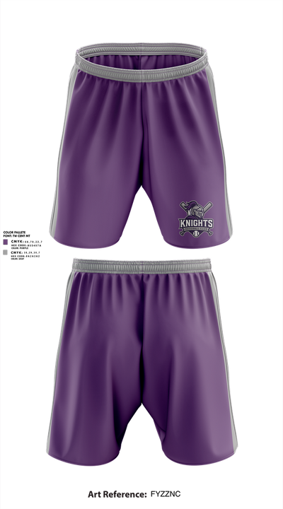 Knights Baseball Club 38430090 Athletic Shorts With Pockets - 2