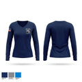 Sulphur Springs Police Department 40919950 Women's Long Sleeve V-neck Shirt - 1